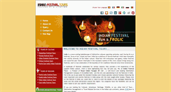 Desktop Screenshot of indianfestivaltours.com